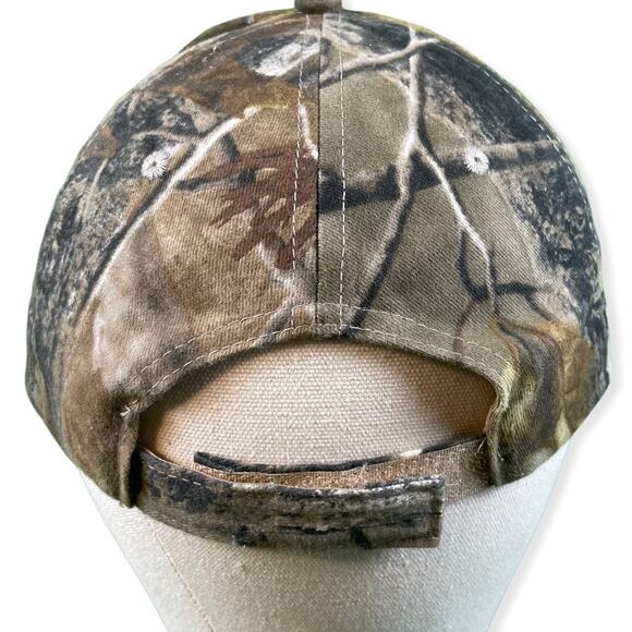 Federated Car Care Camouflaged Hat with Adjustable Hook and Loop - Picture 4 of 7